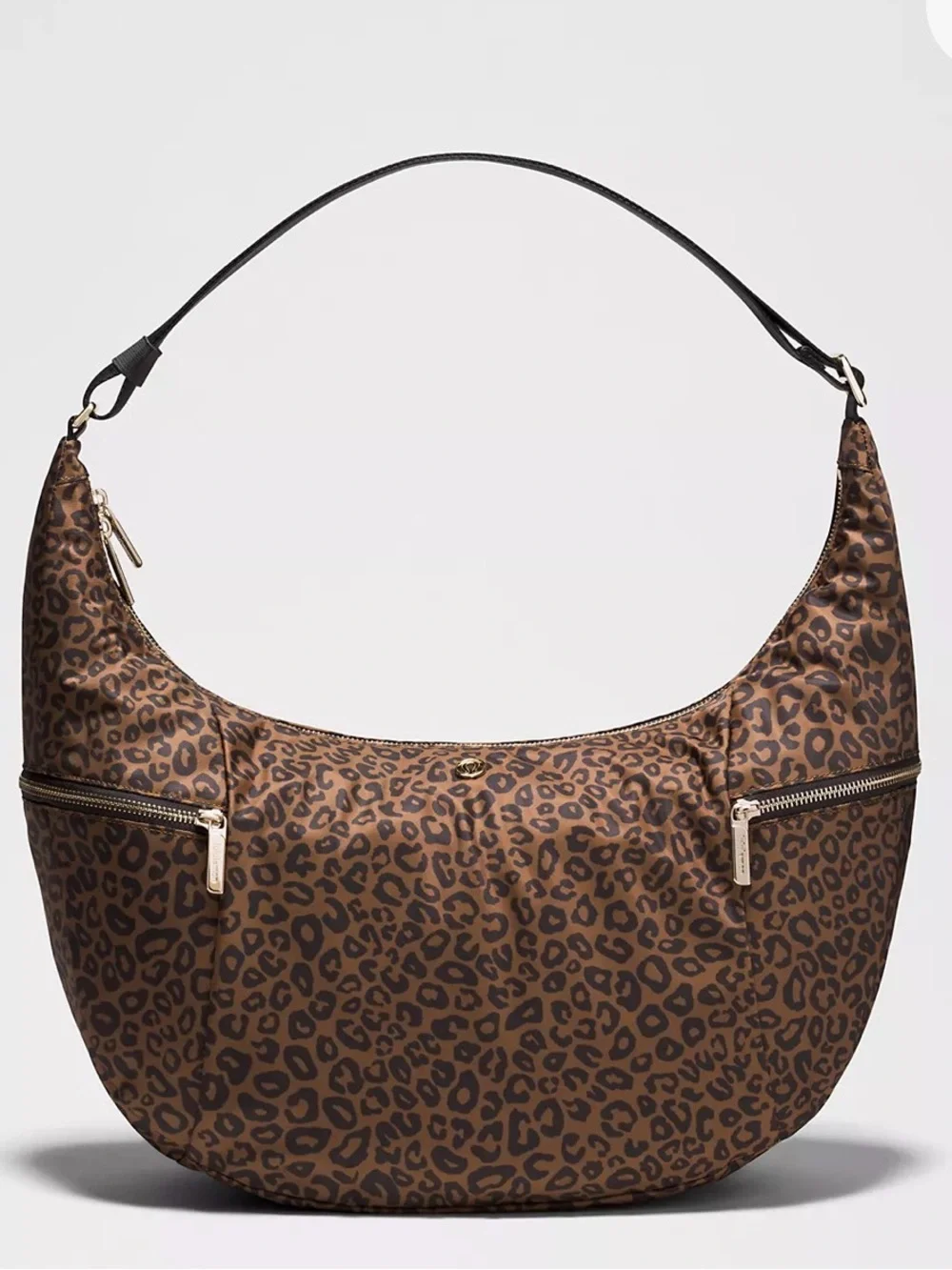 Lululemon Large Slouchy Sling Bag *Metal Hardware Leopard